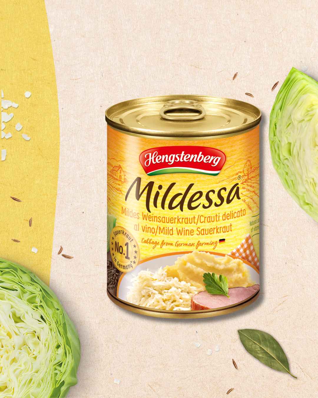 Chucrut suave al vino Mildessa
