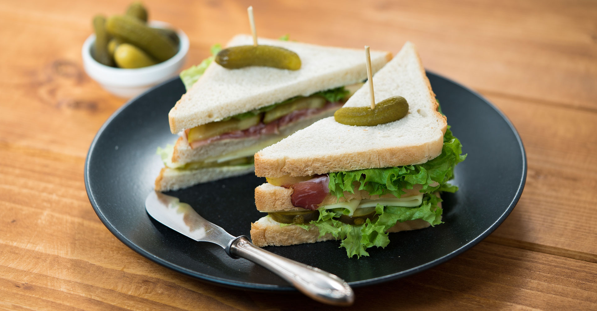 Sándwich de jamón de la Selva Negra